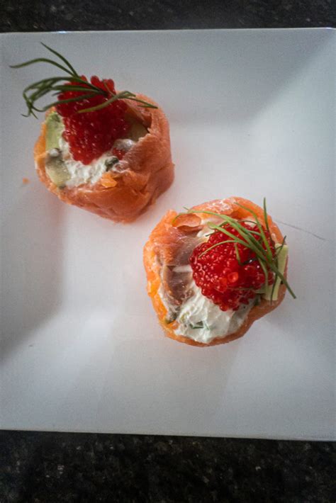 Smoked Salmon Sushi Roll With Citrus Soy Dipping Sauce Elegant Entertaining
