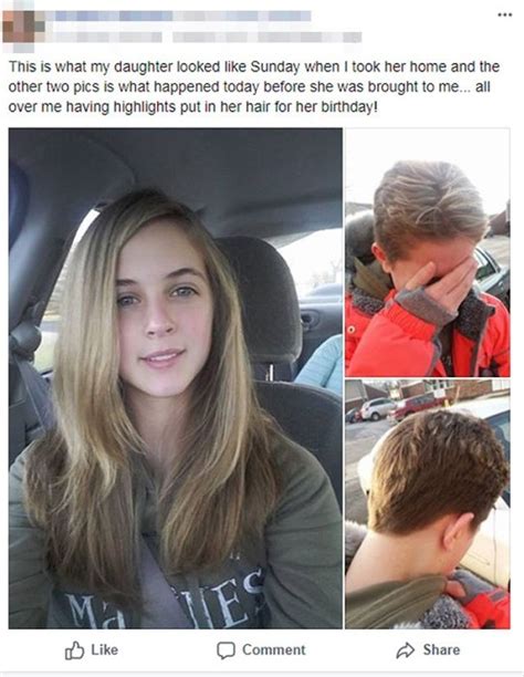 dad forced daughter to cut off all her hair after mum let her get highlights metro news