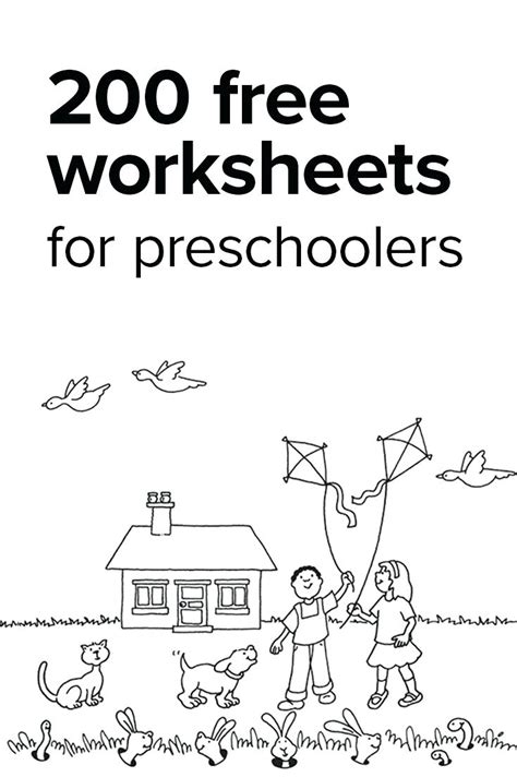 Free Printable Preschool Worksheets Age 3-4