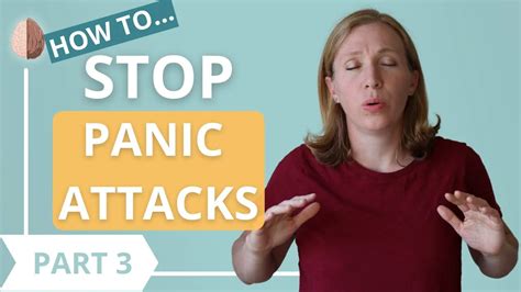How To Stop Panic Attacks Part 33 Therapy In A Nutshell