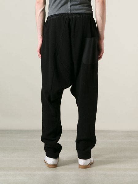 Damir Doma Panelled Track Pants In Black For Men Lyst