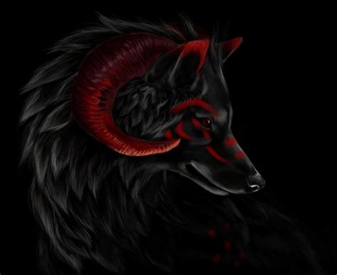 Art Cool Darkness Wolf Art Wolves Art Wolf Art Art Red A Tattoo Wolf Fantasy Wolf Demons Wolf