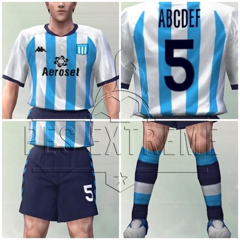 Y me podrían mandar el linc para agregarlo. PES Action EXTREME: Kit PES 6 - Uniforme Racing Club 2021/22