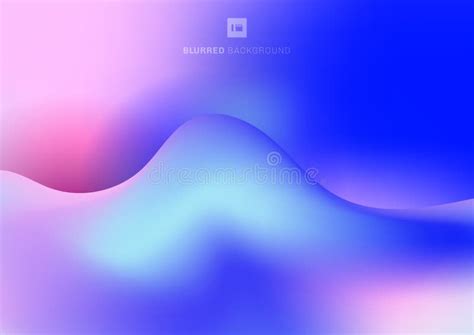 Abstract Trendy Fluid Colorful Liquid Gradients Wave Background Stock