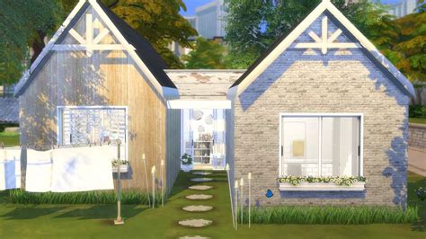 The Sims 4 Speed Build Scandinavian Home Youtube