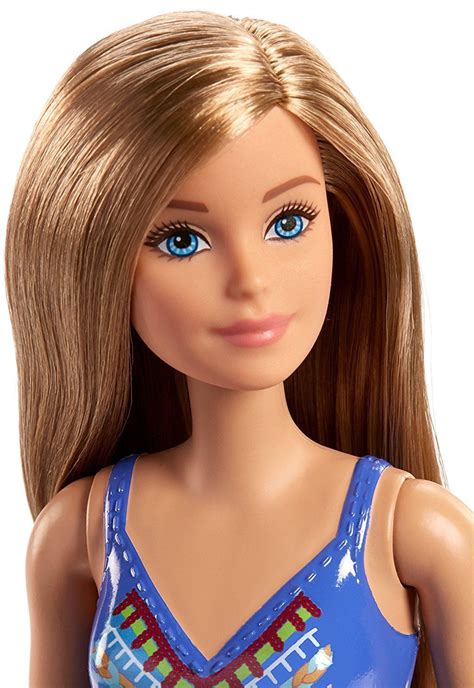 Barbie Beach Doll Blue Swimsuit Toyworld Frankston