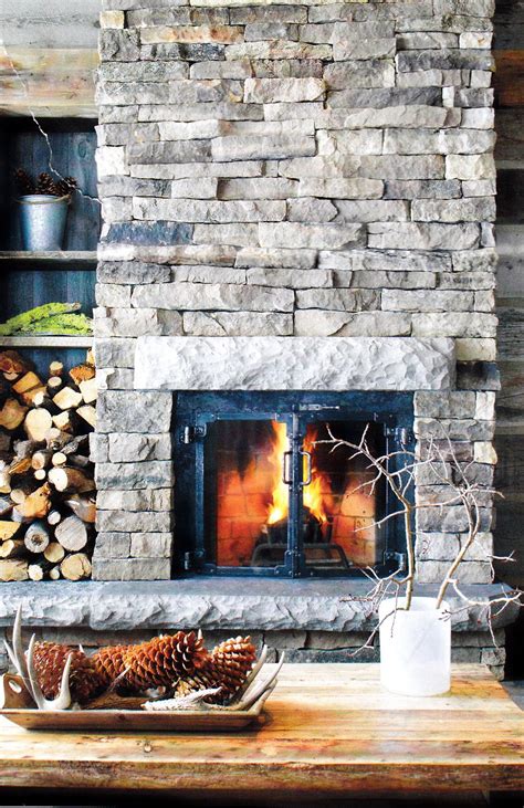 Wood Storage Fireplace Design Rustic Fireplaces Fireplace Wood Storage