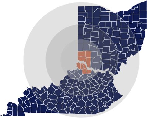 Map Of Northern Kentucky And Southern Ohio