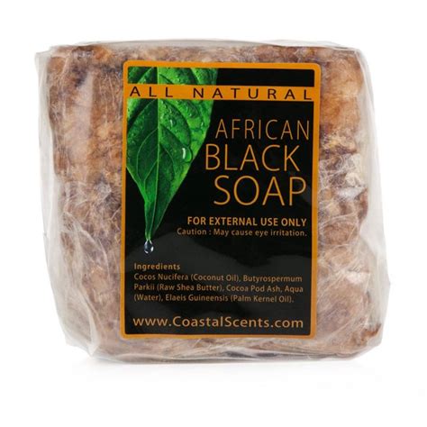 It is a pure vegetable soap that is derived from olive oil *, water and lye. African Black Soaps : black soap