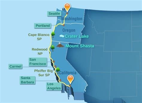 However, i'd love to do all the bits in between. Planning a Drive from Seattle to Los Angeles | Kalifornien ...