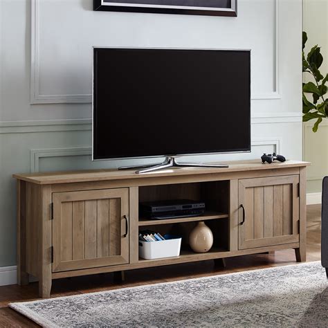 Manor Park Farmhouse Tv Stand For Tvs Up To 80 Reclaimed Barnwood