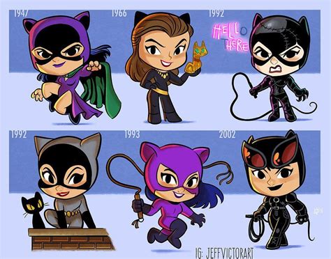 The Art Of Jeff Victor — Evolution Of Catwoman Batgirl Batman And