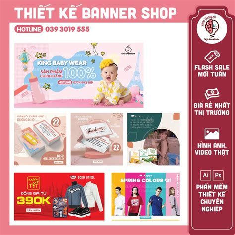 Thiết Kế Banner Hình Ảnh Trang Trí Shop Shopee Việt Nam