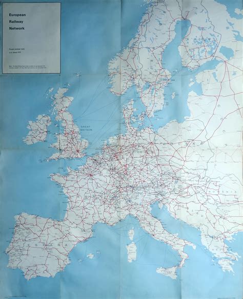 Europe Train Rail Maps
