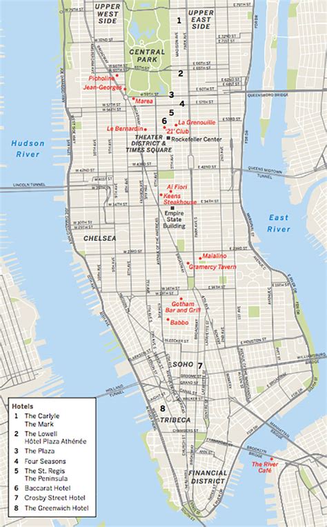 Travel Map Of New York City Map Of World