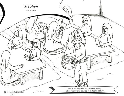 Online coloring > top rated. Stephen | Teach Us the Bible