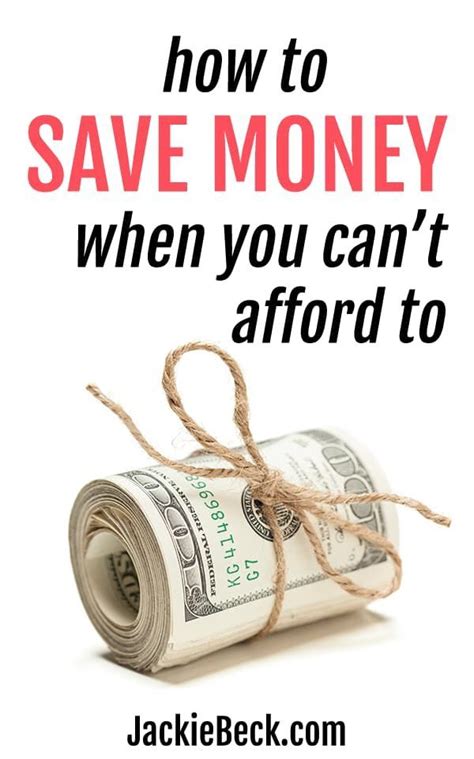 Learning How To Save Money Especially When You Cant Afford To May
