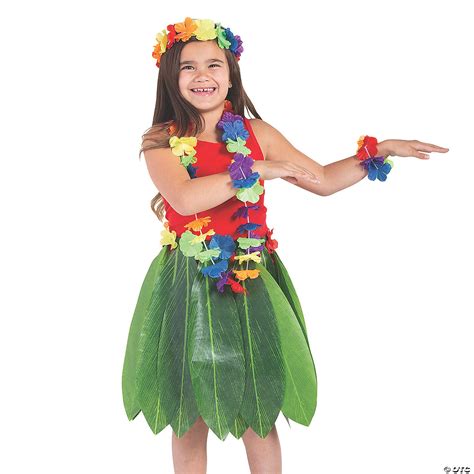 Hula Basics The Hawaiian Ti Leaf Skirt Lilo Adult Cosplay