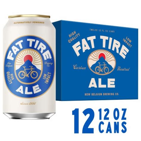 New Belgium Fat Tire® Ale Craft Beer 12 Cans 12 Fl Oz King Soopers