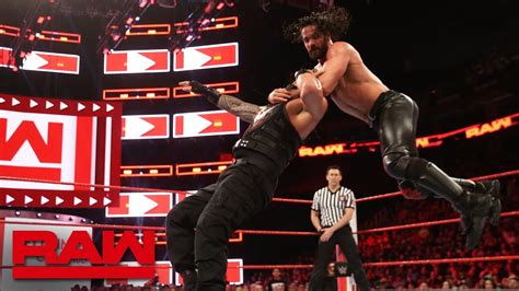 Roman Reigns Vs Seth Rollins Seven Man Gauntlet Match Part 1 Raw