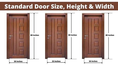 Standard Door Size In Feet Main Door Size And Internal Door Size