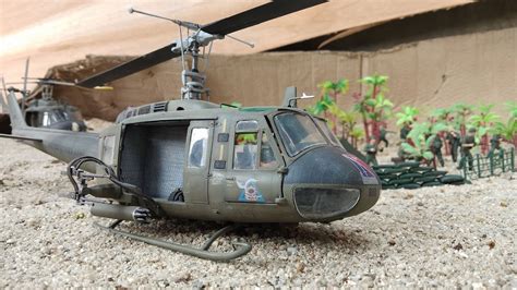Huey Helicopter Toy Soldiers Army Men Base Action Figure Youtube