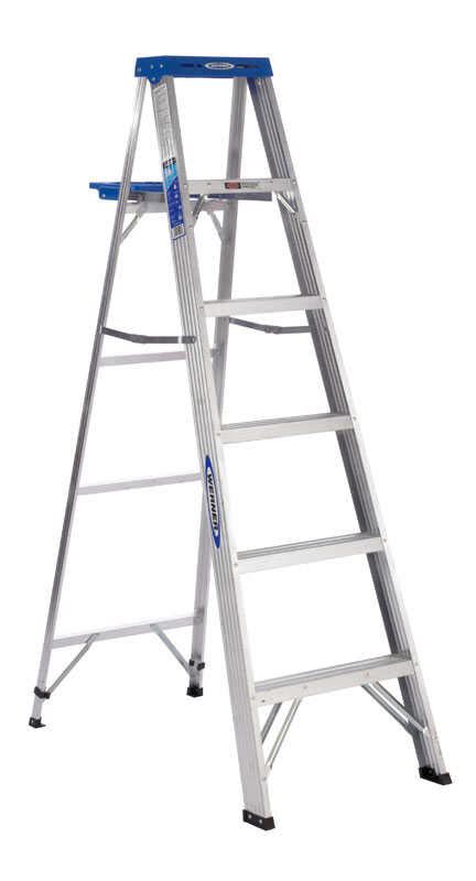 Werner 6 Ft H X 215 In W Aluminum Step Ladder 250 Lb Capacity Type