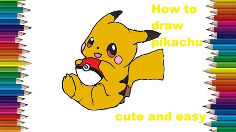 How To Draw Pikachu Step By Step Pokemon Pikachu Drawing Youtube