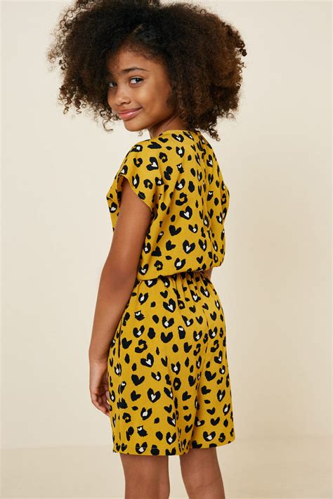 Girls Leopard Shorts Overalls Cute Girls Clothes Hayden Girls