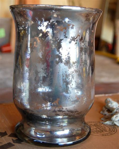 Faux Mercury Glass Tutorial Different Technique Paint First Let Dry 10 Min Then Vinegar Wat