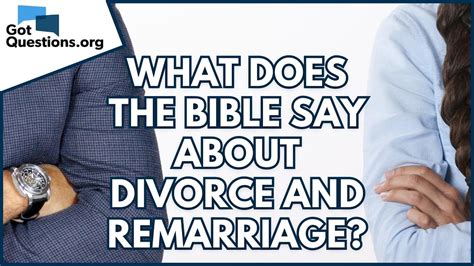 What Does The Bible Say About Divorce And Remarriage Gotquestions