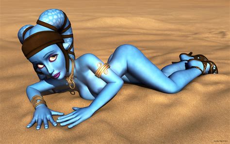 Rule 34 2012 3d Aayla Secura Alien Alien Girl Areola Armlet Blue Skin