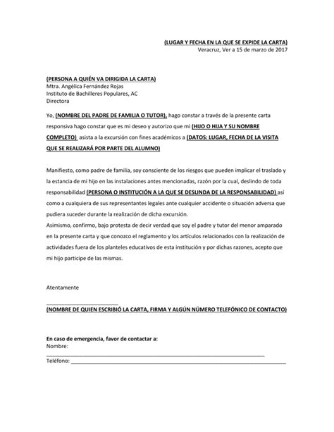 Carta Responsiva Que Es Para Que Es Como Hacerla Ejemplo Formatos The