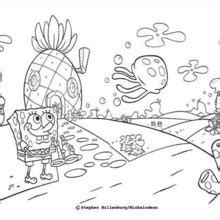 Coloring pages for kids sponge bob square pants coloring pages. Coloring Spongebob / Spongebob Coloring Book Game Disney ...