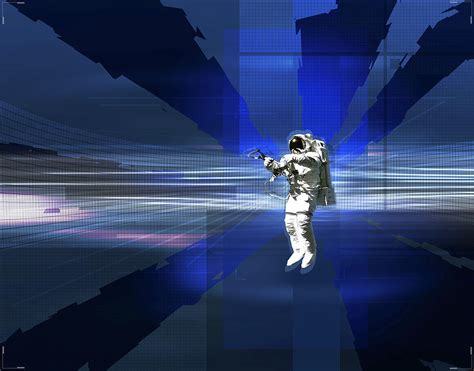 Astronaut In Space Digital Art By Jason Reed