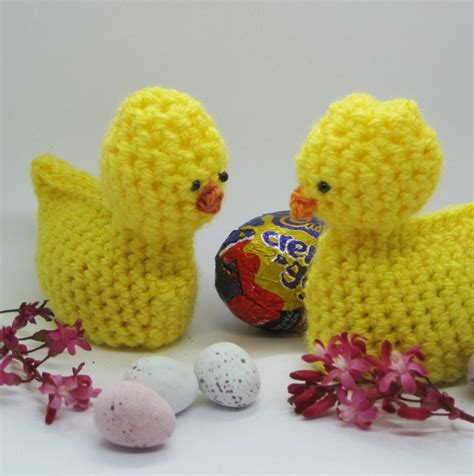 Free Crochet Pattern Easter Egg Chick Crochet Cloudberry