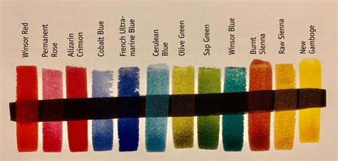 Opaque Color Chart