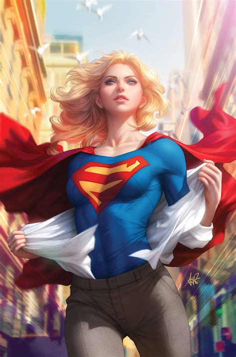 Supergirl Dc Comics Artgerm Babesinc0micsandgames