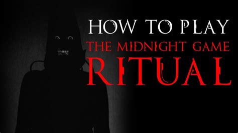 How To Play The Midnight Game Ritual Youtube