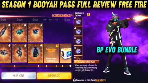 Season 1 Booyah Pass Free Fire Booyah Pass Full Review January