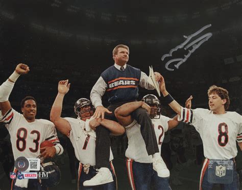 Mike Ditka Signed Bears 8x10 Photo Beckett Pristine Auction