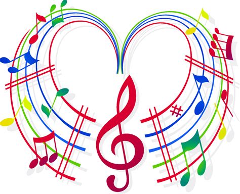Musical Notes Clipart Choir Love Music Note Png Transparent Png My