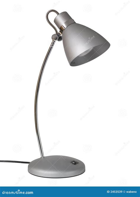 Desk Lamp Stock Image Image Of White Desk Illuminate 2453539