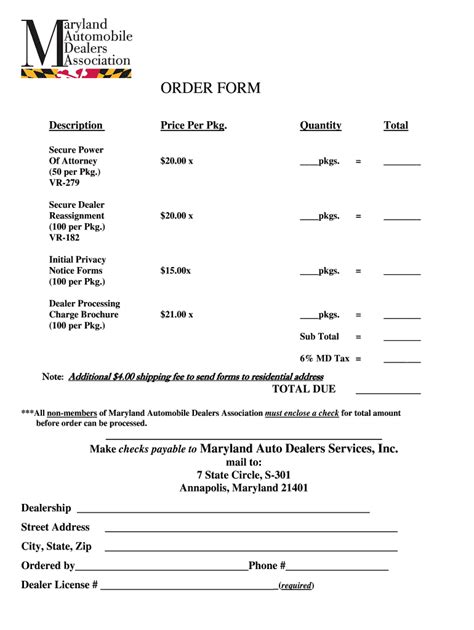 Dealer Reassignment Form Maryland Fill Out And Sign Online Dochub