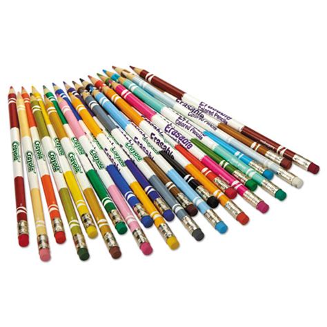 Binney And Smith Inc Crayola Erasable Color Pencil Set 33 Mm 2b