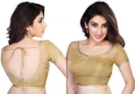 20 Beautiful Gold Colour Blouse Designs That Will Blow Your Mind
