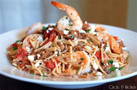 Mexican Fideos With Shrimp And Chorizo — Circle B Kitchen
