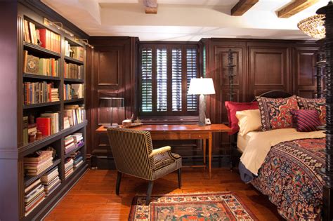 Jill litner kaplan interiors designed the lovely green, white and pink. Historic Schoolhouse Loft - Traditional - Bedroom ...