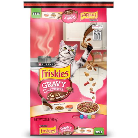 Get the best deals on purina cat food. Purina Friskies Dry Cat Food, Gravy Swirlers - 22 lb. Bag ...