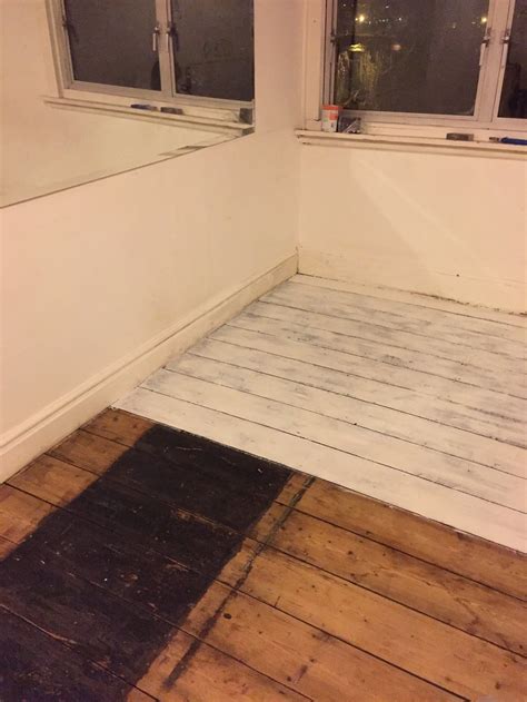 How To Paint Floorboards White With Rust Oleum We Made This Life